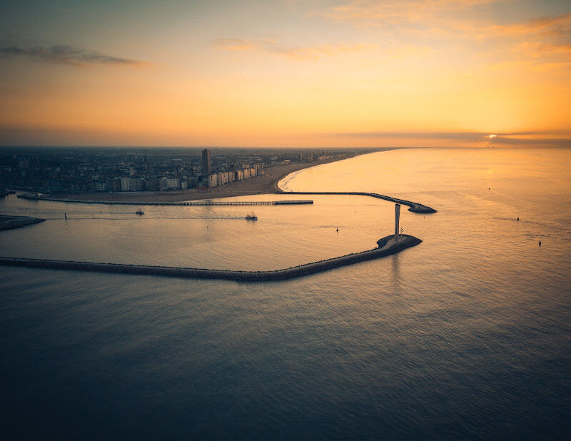 Foto van Up above with a drone