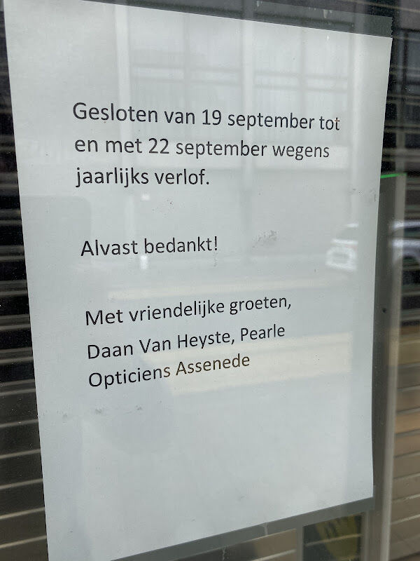 Foto van Pearle Opticiens Assenede