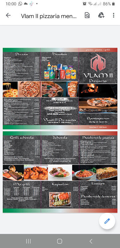 Foto van Vlam pizzaria