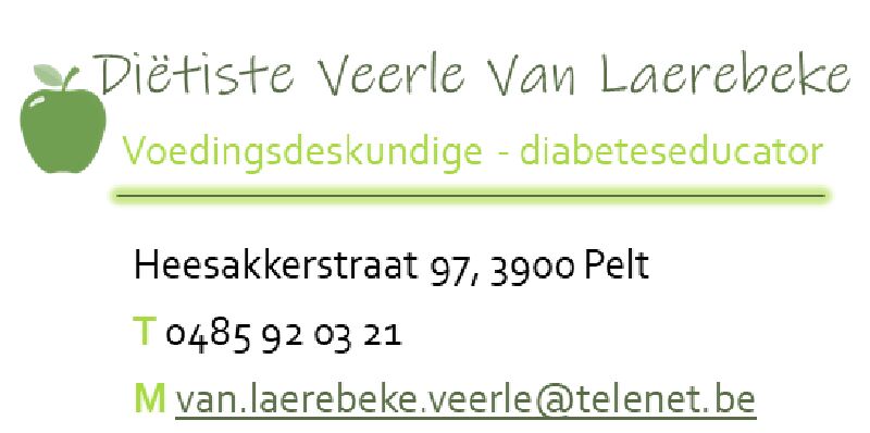 Foto van diëtiste-diabeteseducator Van Laerebeke Veerle